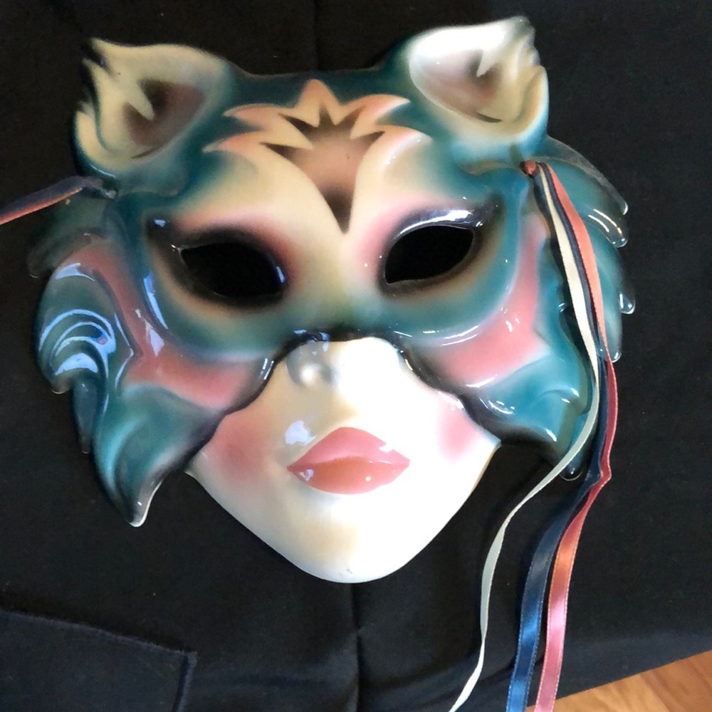 Vintage clay art mask
